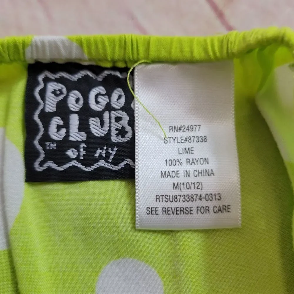 Pogo Club polka dot romper 10/12